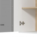 ΚΕΝΤΡΟ ΨΥΧΑΓΩΓΙΑΣ-ΣΥΝΘΕΣΗ PECKHAM ΛΕΥΚΟ-OAK 260x40x183εκ