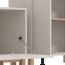ΚΕΝΤΡΟ ΨΥΧΑΓΩΓΙΑΣ-ΣΥΝΘΕΣΗ SHEFFIELD CASMERE/ARTISAN OAK 289x40x181εκ