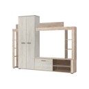 ΚΕΝΤΡΟ ΨΥΧΑΓΩΓΙΑΣ-ΣΥΝΘΕΣΗ TALIN GREY OAK/WHITE OAK 233x35x185εκ
