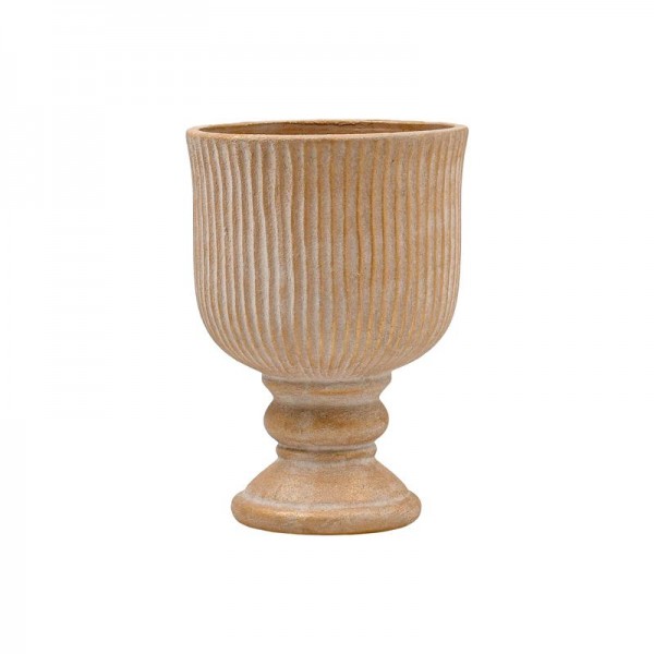 ΚΕΡΑΜΙO BAZO Fylliana FL20057 ΑΝΤΙΚΕ ΧΡΥΣΟ ΧΡΩΜΑ 16x16x22εκ