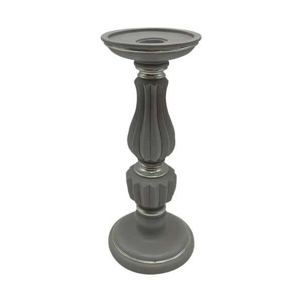 ΚΗΡΟΠΟΓΙΟ Fylliana ΑΣΗΜΙ ΧΡΩΜΑ 11x11x25,5εκ sls