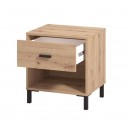 ΚΟΜΟΔΙΝΟ ALERIA NO1F ARTISAN OAK ΧΡΩΜΑ 48x40x52εκ