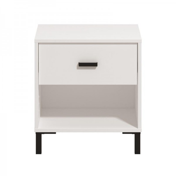 ΚΟΜΟΔΙΝΟ ALERIA NO1F ΛΕΥΚΟ ΧΡΩΜΑ 48x40x52εκ