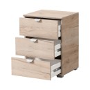 ΚΟΜΟΔΙΝΟ DUERO 3F GREY OAK 45x40x63εκ