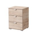 ΚΟΜΟΔΙΝΟ DUERO 3F GREY OAK 45x40x63εκ