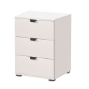 ΚΟΜΟΔΙΝΟ DUERO 3F ΛΕΥΚΟ ΧΡΩΜΑ 45x40x63εκ