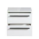 ΚΟΜΟΔΙΝΟ KSANTI NO2F ΛΕΥΚΟ-ΛΕΥΚΗ ΛΑΚΑ 44.5x33.5x42.5εκ