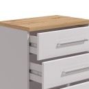 ΚΟΜΟΔΙΝΟ MONDEGO NO3F ARTISAN-ΛΕΥΚΗ ΛΑΚΑ 45x40x69εκ
