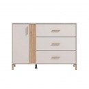 ΚΟΜΟΤΑ BELFORT 2K3F CASHMERE-ARTISAN OAK ΧΡΩΜΑ 120x40x90εκ blf