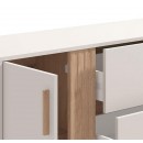 ΚΟΜΟΤΑ BELFORT 2K3F CASHMERE-ARTISAN OAK ΧΡΩΜΑ 120x40x90εκ blf