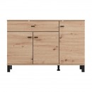 ΚΟΜΟΤΑ-ΜΠΟΥΦΕΣ ALMOND 115 3K1F3V ARTISAN OAK ΧΡΩΜΑ 116x35x78εκ