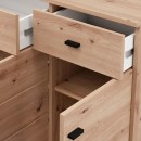 ΚΟΜΟΤΑ-ΜΠΟΥΦΕΣ ALMOND 115 3K2F3V ARTISAN OAK ΧΡΩΜΑ 116x35x78εκ