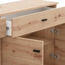 ΚΟΜΟΤΑ-ΜΠΟΥΦΕΣ ALMOND 154 4K2F4V ARTISAN OAK ΧΡΩΜΑ 154x35x78εκ