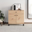 ΚΟΜΟΤΑ-ΜΠΟΥΦΕΣ ALMOND 77 2K1F2V ARTISAN OAK ΧΡΩΜΑ 77x35x78εκ