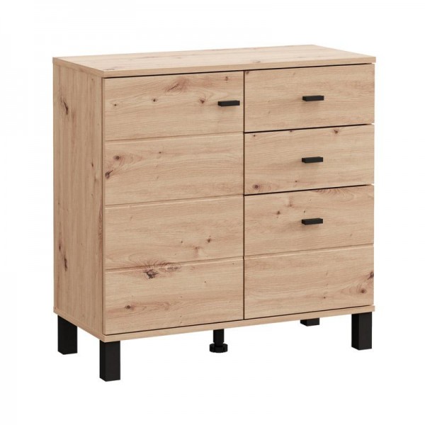ΚΟΜΟΤΑ-ΜΠΟΥΦΕΣ ALMOND 77 2K3F1V ARTISAN OAK ΧΡΩΜΑ 77x35x78εκ