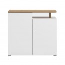 ΚΟΜΟΤΑ-ΜΠΟΥΦΕΣ ATERNO 103 2K1F2V ΛΕΥΚΟ/ARTISAN ΧΡΩΜΑ 103x40x94εκ