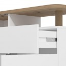 ΚΟΜΟΤΑ-ΜΠΟΥΦΕΣ ATERNO 103 2K1F2V ΛΕΥΚΟ/ARTISAN ΧΡΩΜΑ 103x40x94εκ