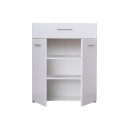 ΚΟΜΟΤΑ-ΜΠΟΥΦΕΣ Beny 2K1F ΛΕΥΚΟ-ΛΕΥΚΗ ΛΑΚΑ 79x35x97,5εκ