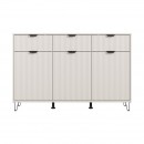 ΚΟΜΟΤΑ-ΜΠΟΥΦΕΣ BREST 3Κ3F CASHMERE-CASHMERE MAT ΧΡΩΜΑ 138x40x90εκ
