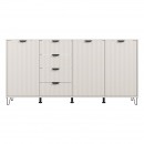 ΚΟΜΟΤΑ-ΜΠΟΥΦΕΣ BREST 4Κ4F CASHMERE-CASHMERE ΜΑΤ ΧΡΩΜΑ 183x40x91εκ
