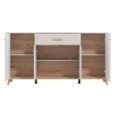 ΚΟΜΟΤΑ-ΜΠΟΥΦΕΣ DARWEN 180 4K1F4V CASHMERE/ARTISAN OAK/CASHMERE MATT FOIL 180x40x90εκ