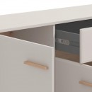 ΚΟΜΟΤΑ-ΜΠΟΥΦΕΣ DARWEN 180 4K1F4V CASHMERE/ARTISAN OAK/CASHMERE MATT FOIL 180x40x90εκ