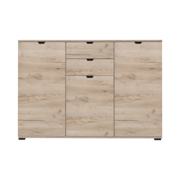 ΚΟΜΟΤΑ-ΜΠΟΥΦΕΣ DUERO 3K2F GREY OAK 135x40x95εκ
