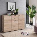 ΚΟΜΟΤΑ-ΜΠΟΥΦΕΣ DUERO 3K2F GREY OAK 135x40x95εκ