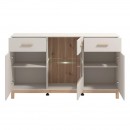 ΚΟΜΟΤΑ-ΜΠΟΥΦΕΣ ESSEX 154 3K2F3V VS1 CASHMERE/ARTISAN OAK 154x42x89εκ