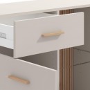 ΚΟΜΟΤΑ-ΜΠΟΥΦΕΣ ESSEX 154 3K2F3V VS1 CASHMERE/ARTISAN OAK 154x42x89εκ