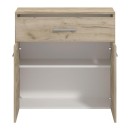 ΚΟΜΟΤΑ-ΜΠΟΥΦΕΣ GARONA 2K1F GREY OAK ΧΡΩΜΑ 80,5x33x80,5εκ