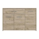 ΚΟΜΟΤΑ-ΜΠΟΥΦΕΣ GARONA 3K1F GREY OAK ΧΡΩΜΑ 119x33x80,5εκ