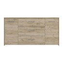 ΚΟΜΟΤΑ-ΜΠΟΥΦΕΣ GARONA 3K3F GREY OAK ΧΡΩΜΑ 158x33x80,5εκ