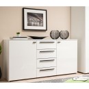 ΚΟΜΟΤΑ-ΜΠΟΥΦΕΣ KSANTI 3K4F ΛΕΥΚΗ-ΛΕΥΚΗ ΛΑΚΑ 163x40x80.5εκ