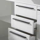 ΚΟΜΟΤΑ-ΜΠΟΥΦΕΣ KSANTI 3K4F ΛΕΥΚΗ-ΛΕΥΚΗ ΛΑΚΑ 163x40x80.5εκ