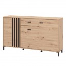 ΚΟΜΟΤΑ-ΜΠΟΥΦΕΣ LAVAL 157 3K1F3V ARTISAN ΟΑΚ/ΜΑΥΡΟ 157x40x90εκ