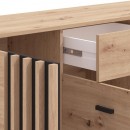ΚΟΜΟΤΑ-ΜΠΟΥΦΕΣ LAVAL 157 3K1F3V ARTISAN ΟΑΚ/ΜΑΥΡΟ 157x40x90εκ
