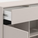 ΚΟΜΟΤΑ-ΜΠΟΥΦΕΣ MARRON 106 2K2F2V CASHMERE/ΜΑΥΡΟ ΜΑΤΤ ΧΡΩΜΑ 106x40x90εκ