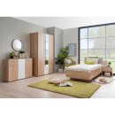 ΚΟΜΟΤΑ-ΜΠΟΥΦΕΣ RITMO 3K1F SONOMA-ΛΕΥΚΟ 114.5x35x80.5εκ