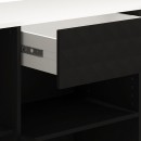 ΚΟΜΟΤΑ-ΜΠΟΥΦΕΣ SARTHE 3K1F ΛΕΥΚΟ-ΜΑΥΡΟ-ΛΕΥΚΟ ΜΑΤ-ΜΑΥΡΟ MAT 173x42x89εκ n.t.v