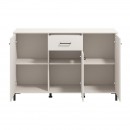 ΚΟΜΟΤΑ-ΜΠΟΥΦΕΣ VIENNE 3K1F CASHMERE ΧΡΩΜΑ 138x40x90εκ