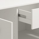ΚΟΜΟΤΑ-ΜΠΟΥΦΕΣ VIENNE 3K1F ΛΕΥΚΟ ΧΡΩΜΑ 138x40x90εκ