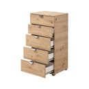 ΚΟΜΟΤΑ-ΣΥΡΤΑΡΙΕΡΑ DUERO 5F 45 ARTISAN OAK 45x40x95εκ