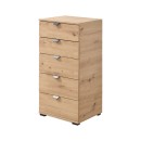 ΚΟΜΟΤΑ-ΣΥΡΤΑΡΙΕΡΑ DUERO 5F 45 ARTISAN OAK 45x40x95εκ