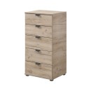 ΚΟΜΟΤΑ-ΣΥΡΤΑΡΙΕΡΑ DUERO 5F 45 GREY OAK 45x40x95εκ