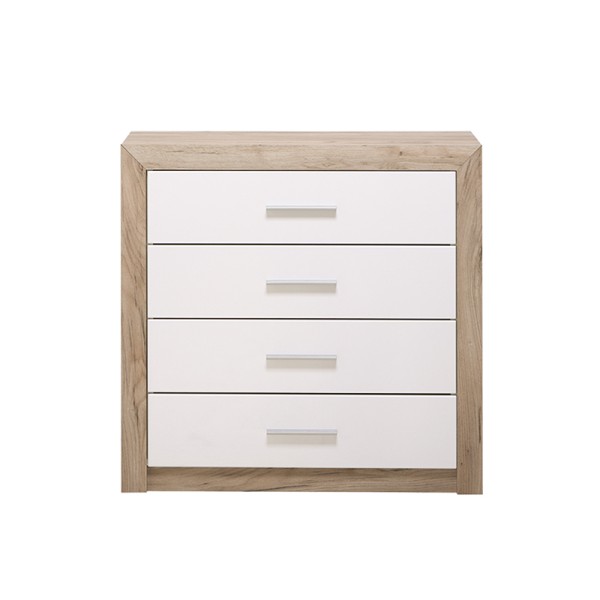 ΚΟΜΟΤΑ-ΣΥΡΤΑΡΙΕΡΑ  Etna 4F Grey Oak - Λευκή Λάκα 93x35x90.5εκ