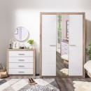 ΚΟΜΟΤΑ-ΣΥΡΤΑΡΙΕΡΑ  Etna 4F Grey Oak - Λευκή Λάκα 93x35x90.5εκ