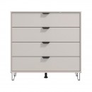 ΚΟΜΟΤΑ-ΣΥΡΤΑΡΙΕΡΑ LUCCA 4F CASHMERE 93x40x90εκ
