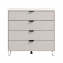 ΚΟΜΟΤΑ-ΣΥΡΤΑΡΙΕΡΑ LUCCA 4F CASHMERE 93x40x90εκ