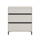 ΚΟΜΟΤΑ-ΣΥΡΤΑΡΙΕΡΑ MARRON 80 3F CASHMERE/ΜΑΥΡΟ ΜΑΤΤ ΧΡΩΜΑ 80x40x90εκ